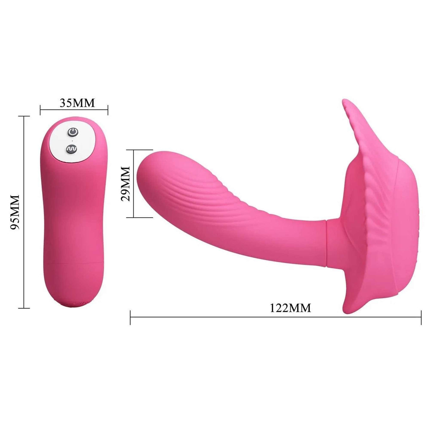 Vibratore Wireless Doppia Stimolazione Interno/Esterno - 30 modalità di vibrazione, Ricaricabile
