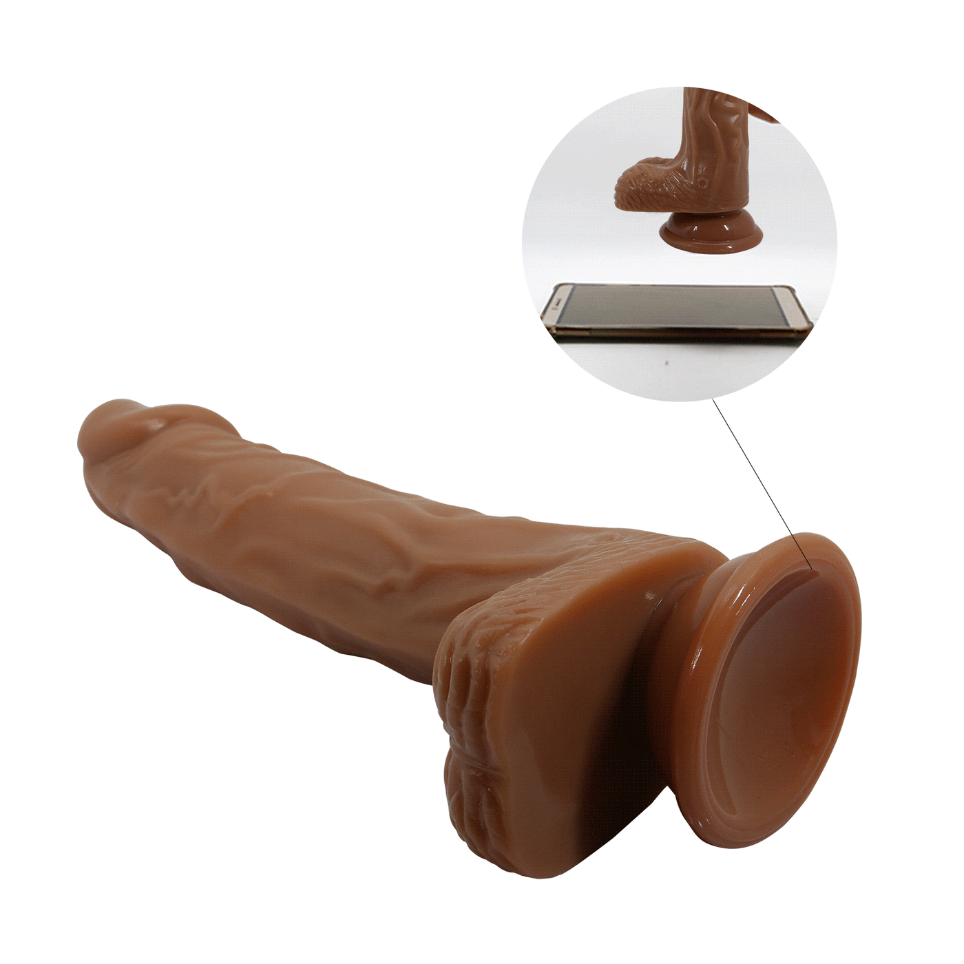 Vibratore Wireless Realistico Con Rotazione, Vibrazione e Spinta