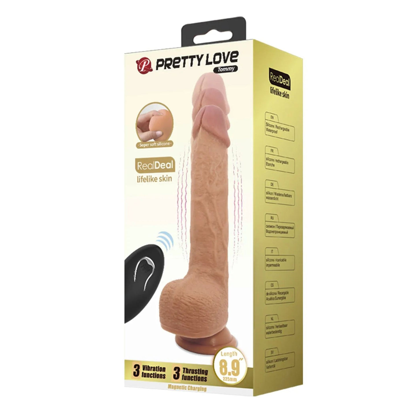 Vibratore Wireless Realistico con Movimento di Up & Down 22.5 cm Ø 4.2 cm