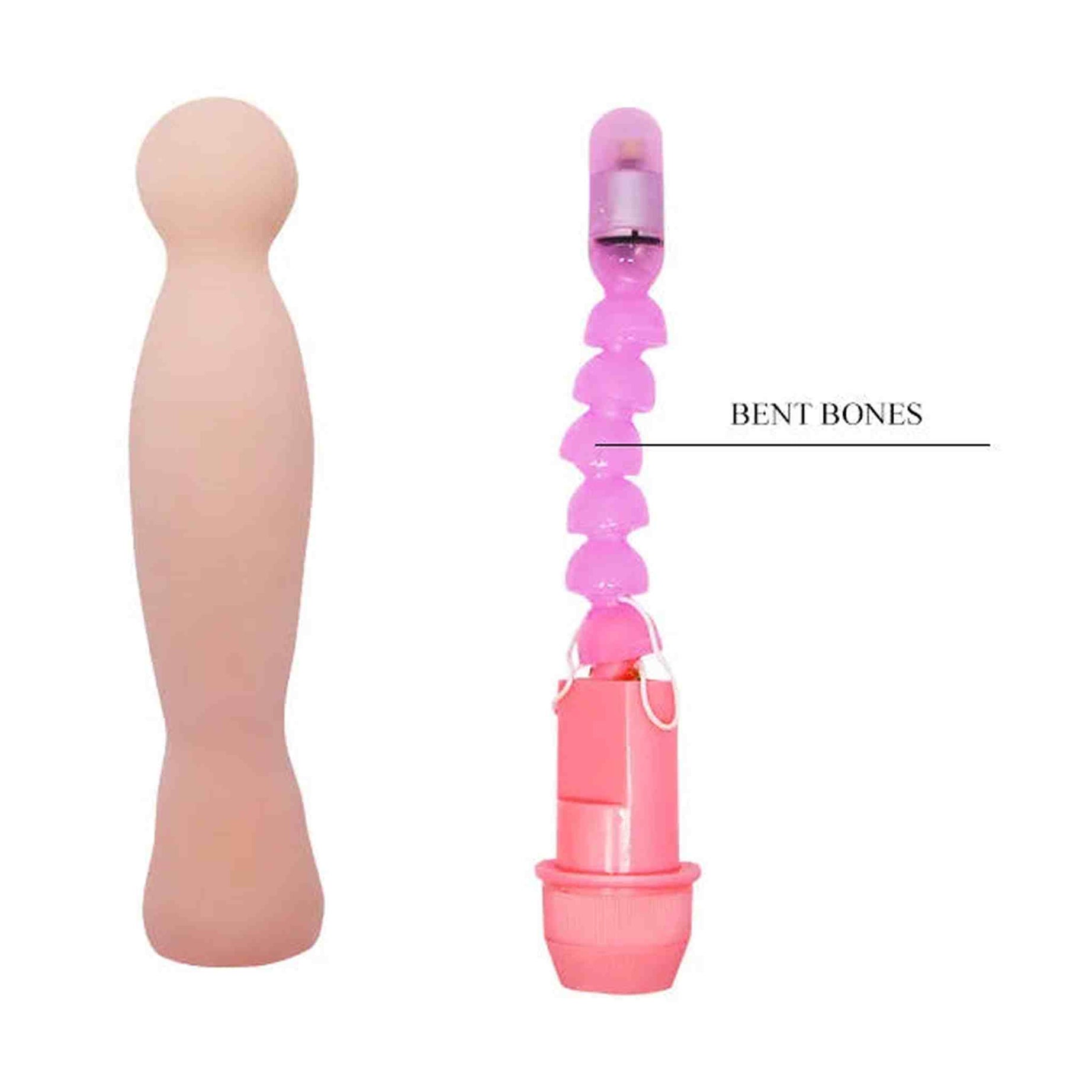 Vibratore con spina modulabile ondulato