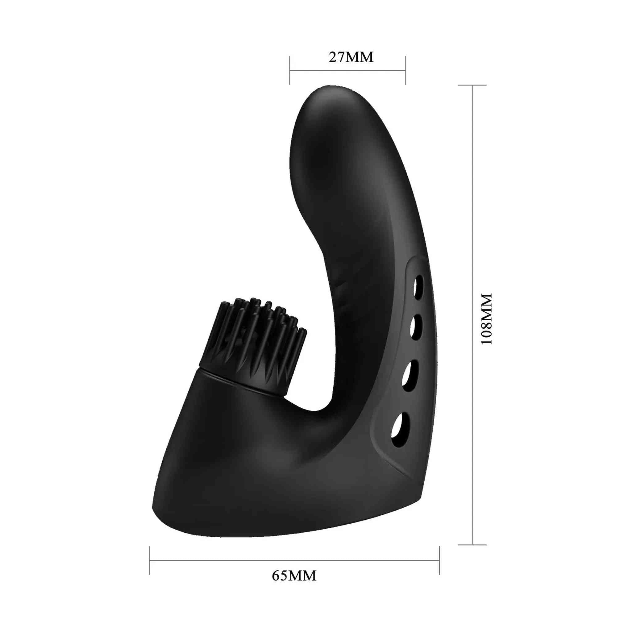 Vibratore da Dita con 3 Modalità di VIbrazione e 3 di Rotazione