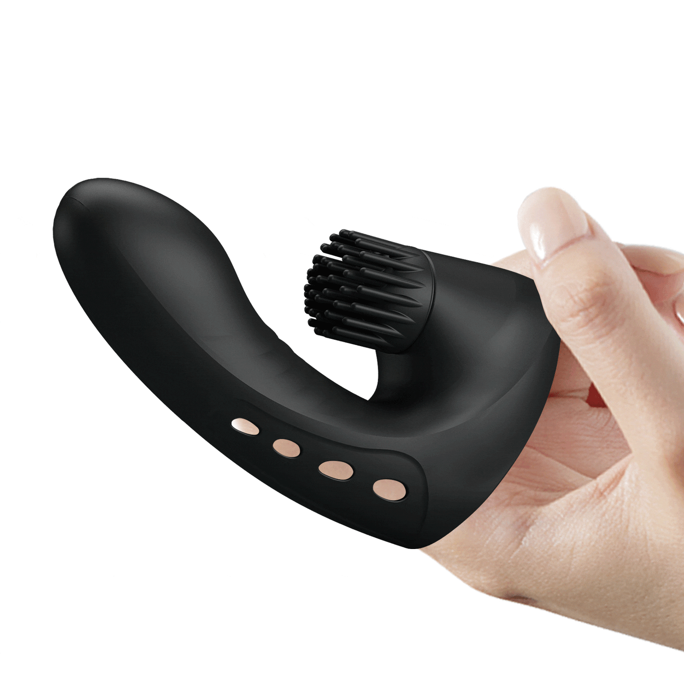 Vibratore da Dita con 3 Modalità di VIbrazione e 3 di Rotazione