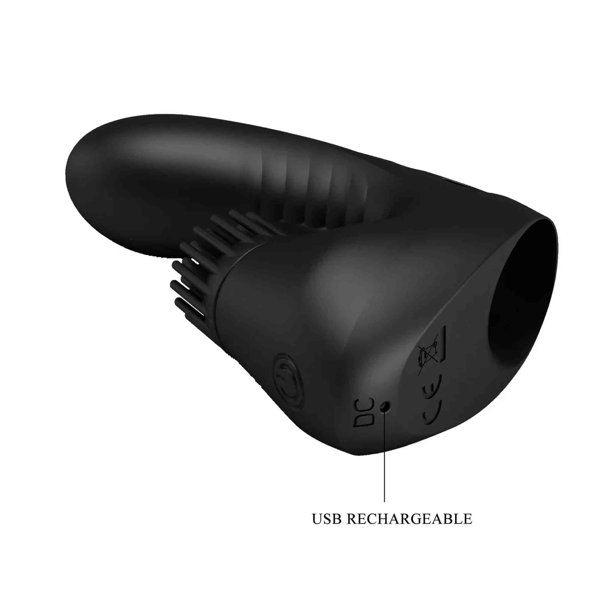 Vibratore da Dita con 3 Modalità di VIbrazione e 3 di Rotazione