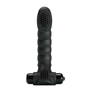 Vibratore da Fingering in Silicone Con Stimolatore Clitoride