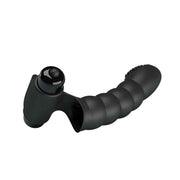 Vibratore da Fingering in Silicone Con Stimolatore Clitoride