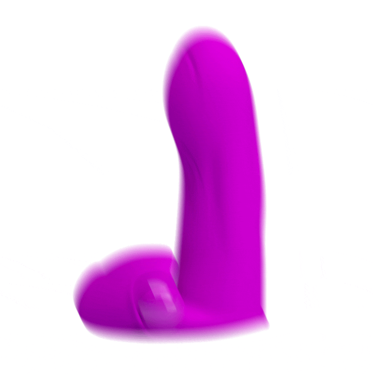 Vibratore da dita con stimolatore clitorideo