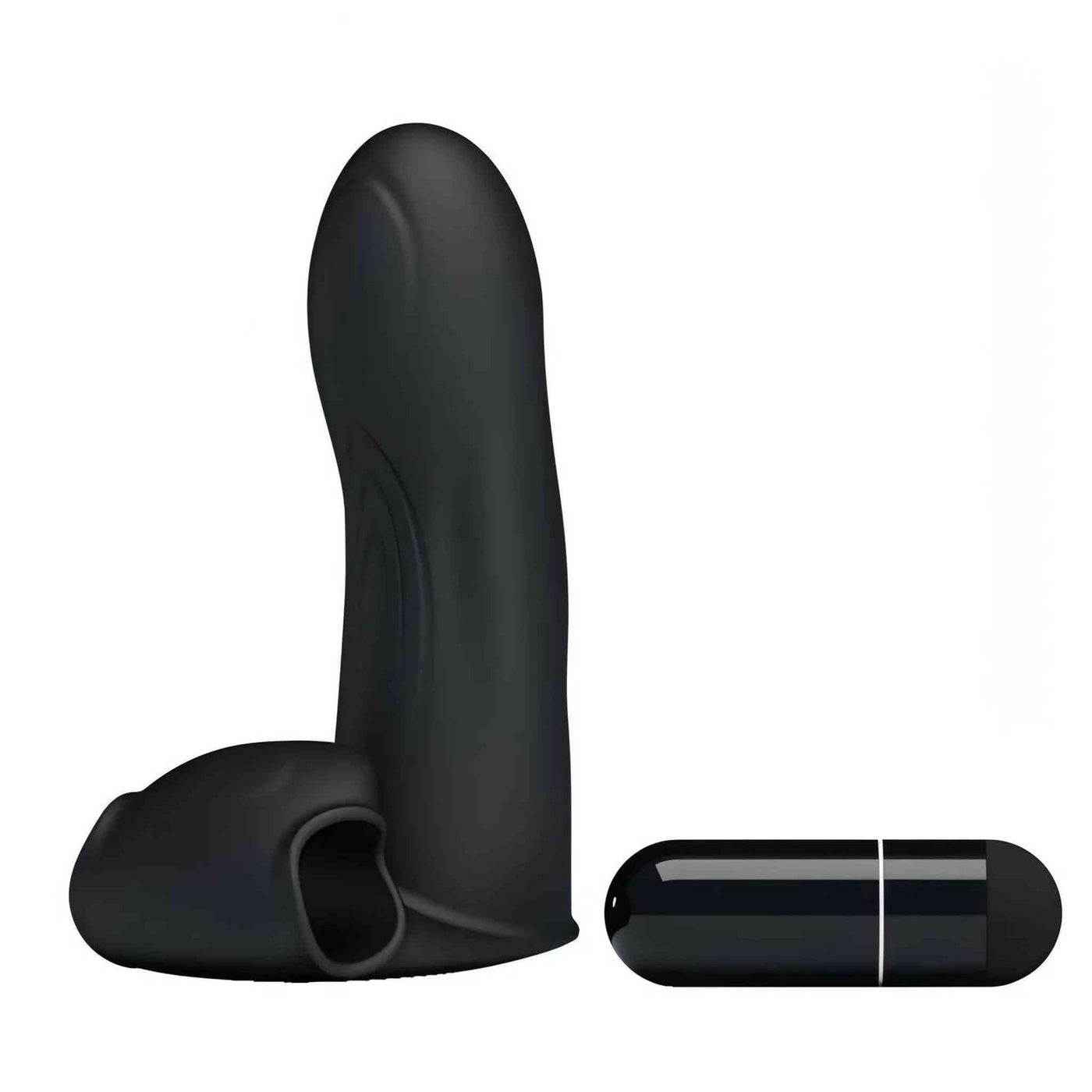 Vibratore da dita con stimolatore clitorideo