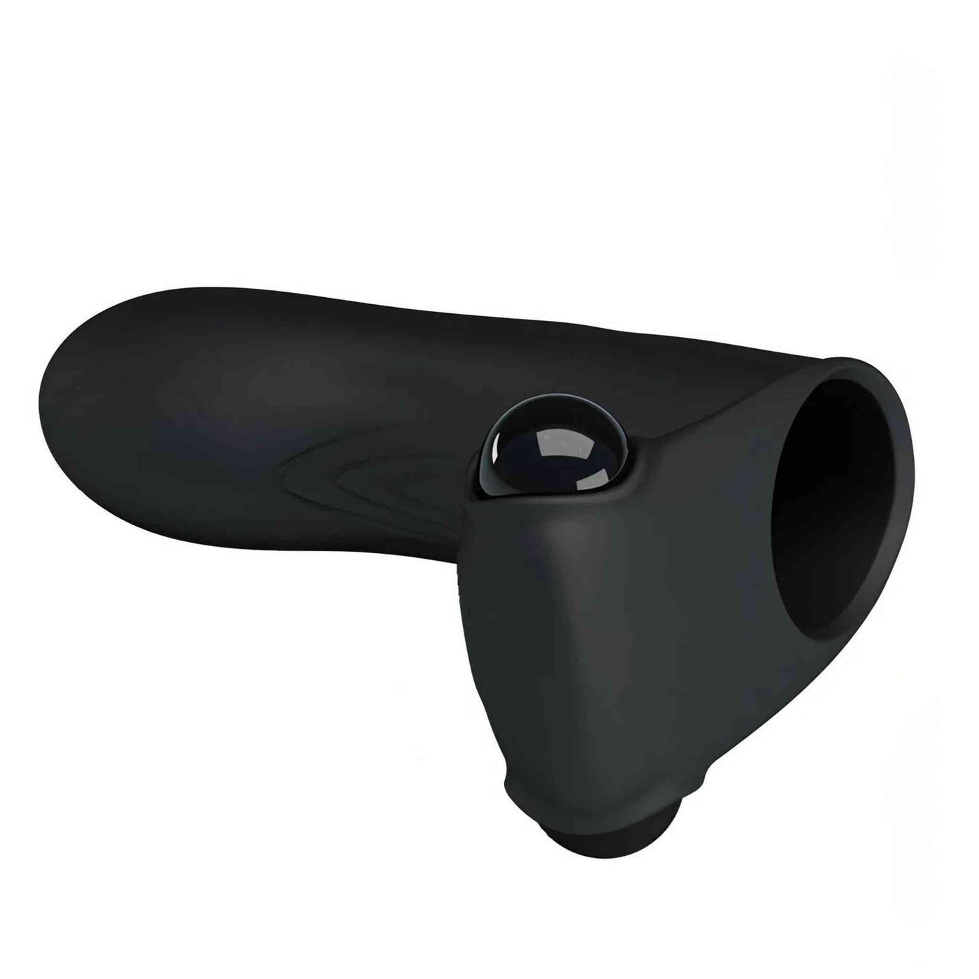 Vibratore da dita con stimolatore clitorideo