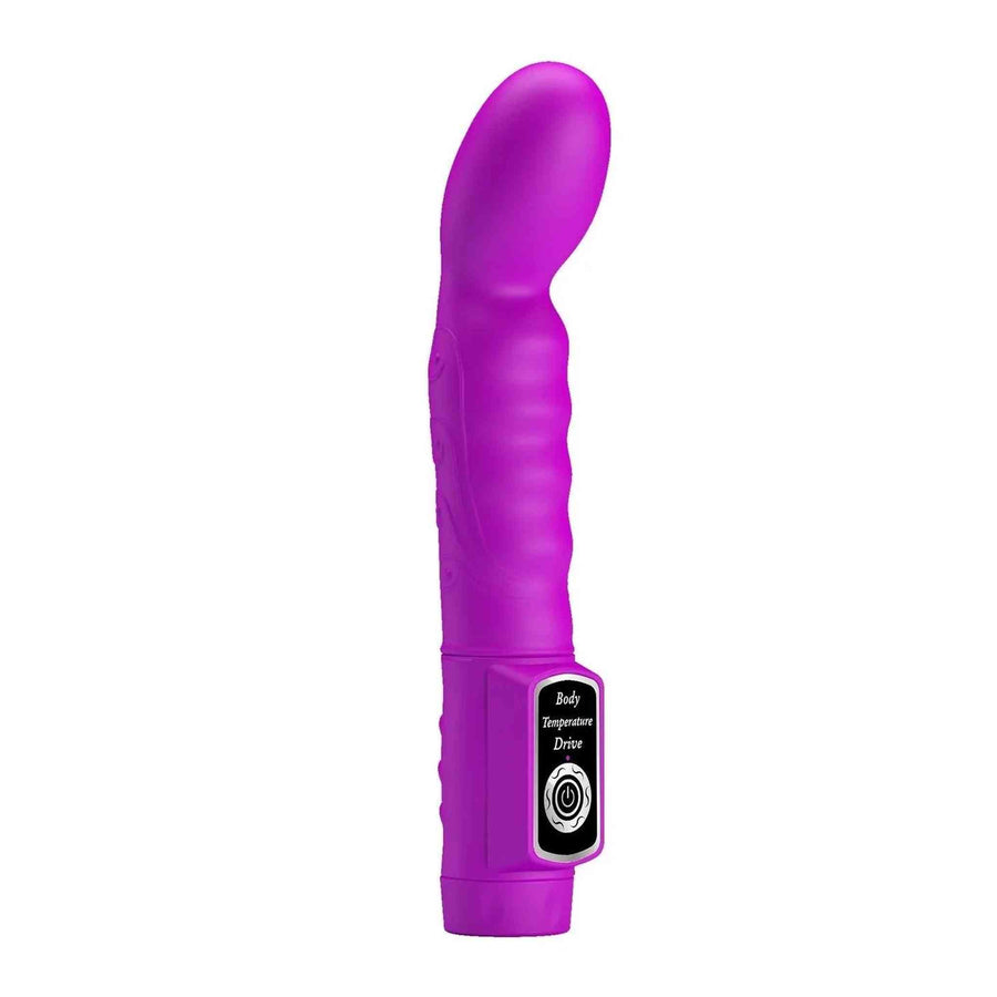 Body Touch design vibrator - Vibration depending on body temperature, 100% allergenic medical silicone.