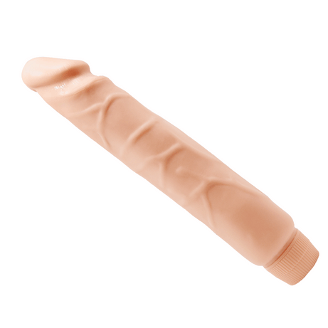 Vibrador de piel suave de 26 cm - rosa de carne, multiesped