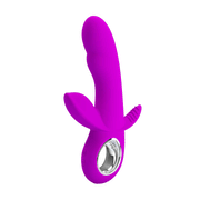 Vibratore tripla funzione bendable - 7 modalità di vibrazione, 5 diverse velocità, Ricaricabile, Silicone Medicale