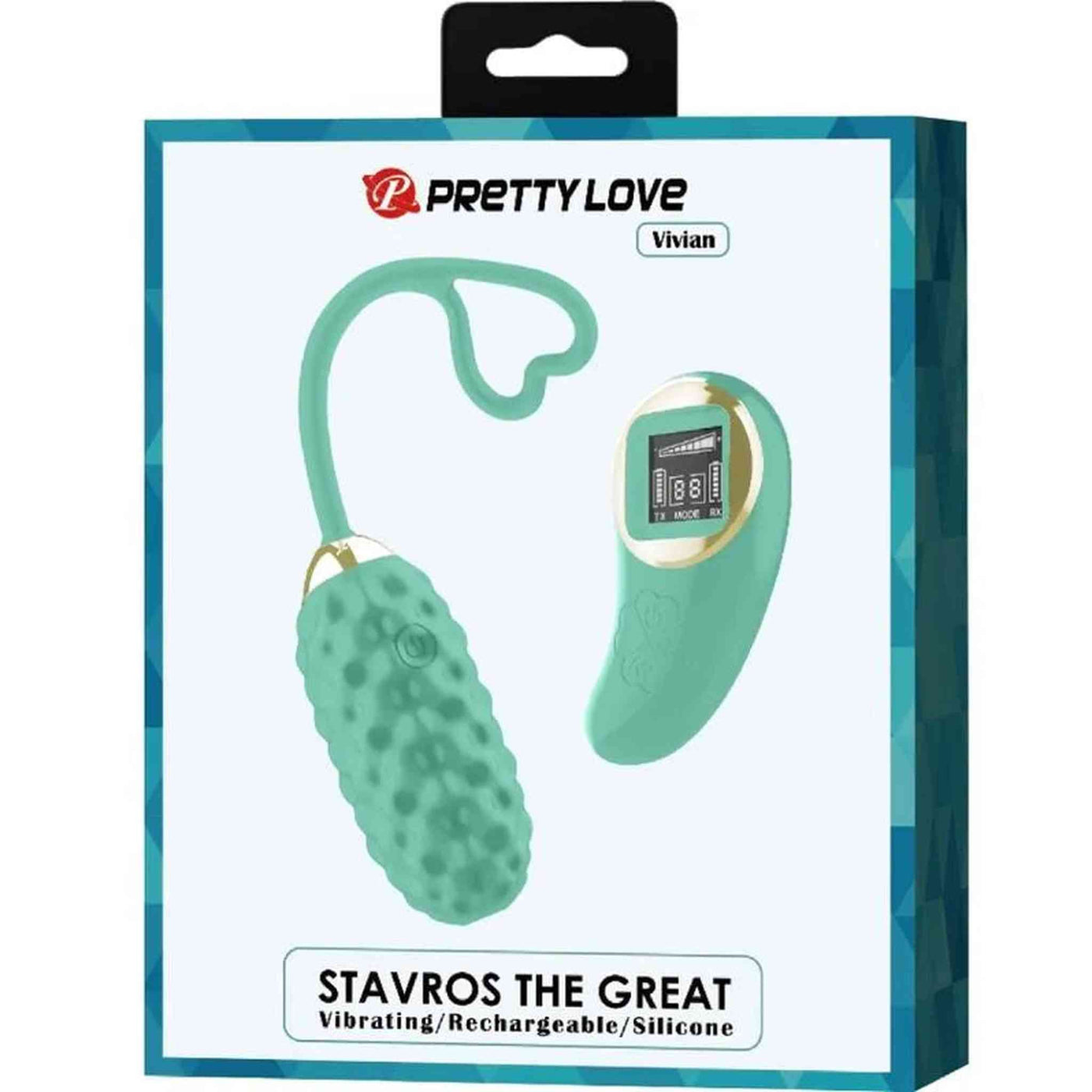 Vivian Ovetto Vibrante con Texture Extra Stimolante e Comando Wireless con Schermo LCD
