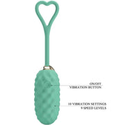 Vivian Ovetto Vibrante con Texture Extra Stimolante e Comando Wireless con Schermo LCD