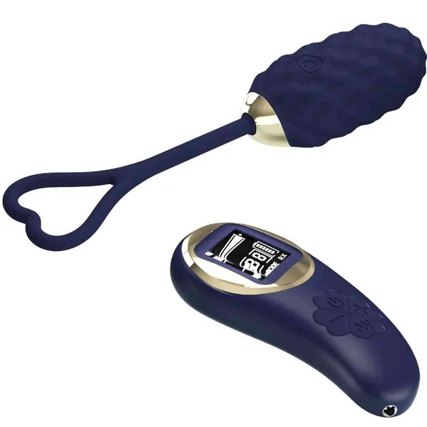 Vivian Ovetto Vibrante con Texture Extra Stimolante e Comando Wireless con Schermo LCD