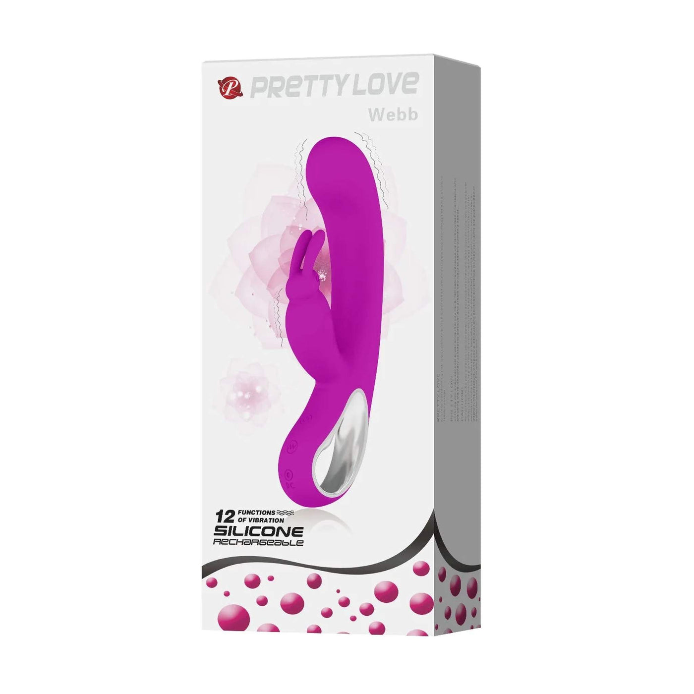 Webb Vibratore Rabbit in silicone 12 diverse velocità