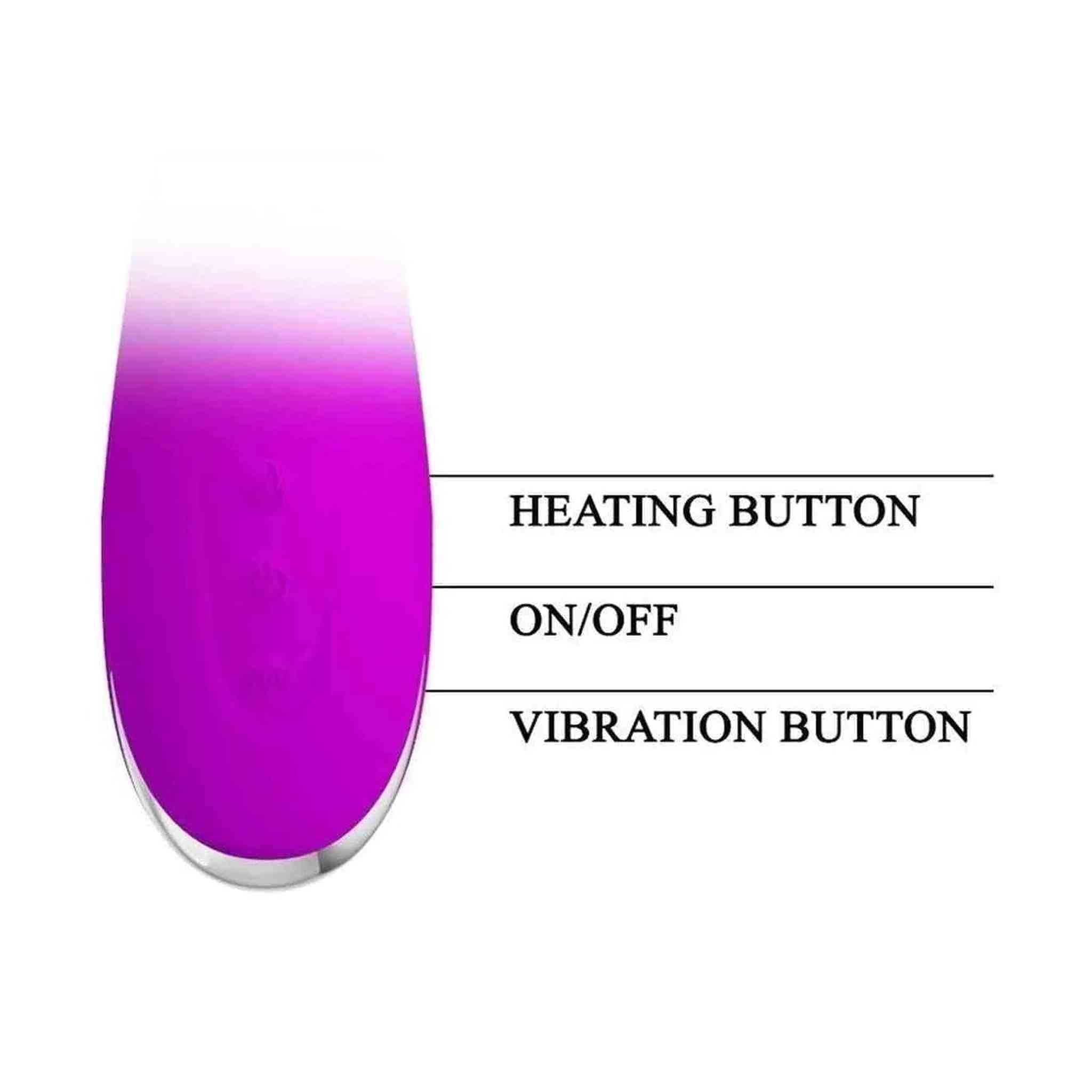 Wilbur Vibratore Rabbit con Riscaldamento 48° e 12 diverse vibrazioni