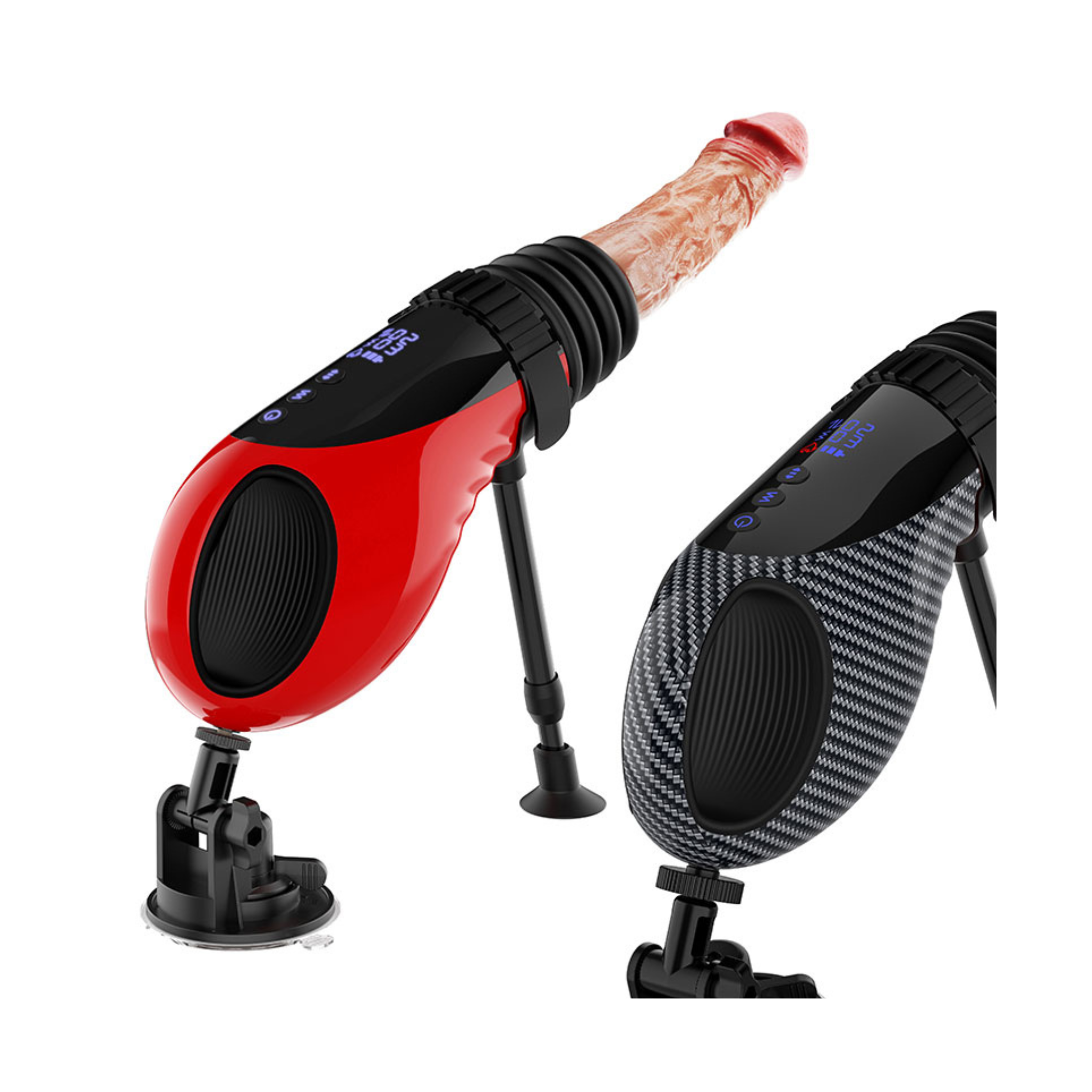Wireless Portable Fuck Machine Pro 2.0 - Set di 3 Dildo Intercambiabili