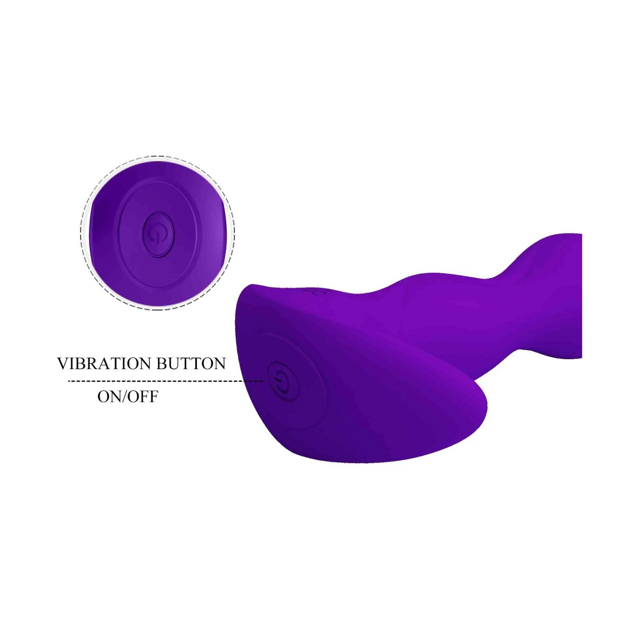 Yale Vibratore Anale Ondulato con 12 diverse modalità di vibrazione