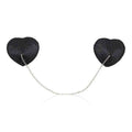 Heart Chain Black nipple covers