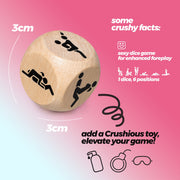 Dado delle Posizioni in Legno Crushious – Gioco Erotico, foto 5