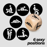 Dado delle Posizioni in Legno Crushious – Gioco Erotico, foto 4