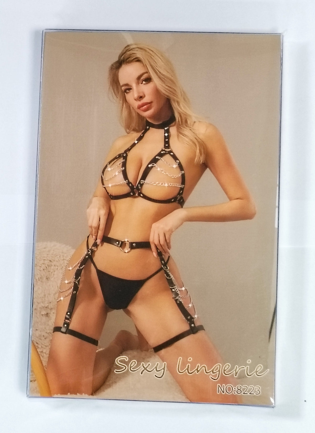 Harness Sexy con Catene e Perizoma Incluso - immagine 2
