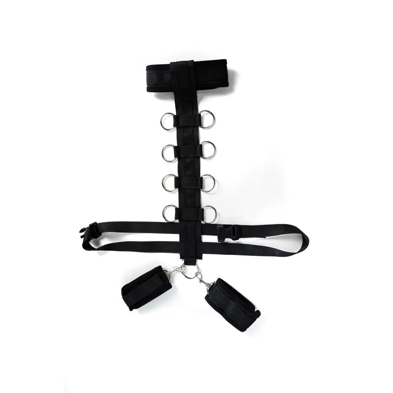 Costrittivo BDSM Corpo con Collare e Polsiere - immagine 6