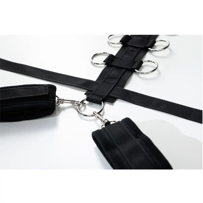 Costrittivo BDSM Corpo con Collare e Polsiere - immagine 7
