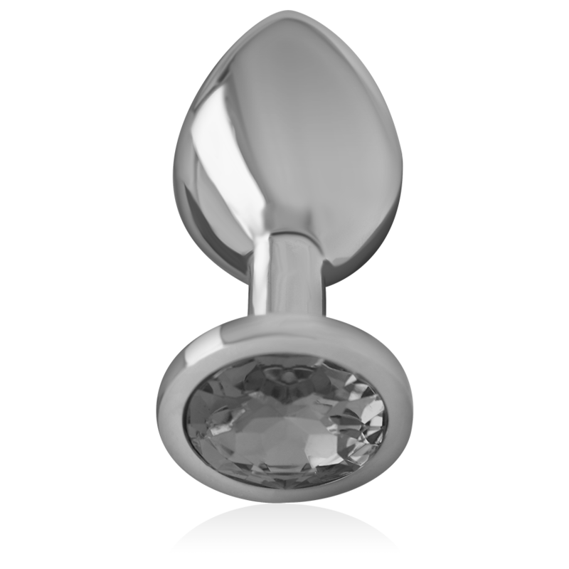 Stainless steel black diamond anal plug for luxurious pleasure