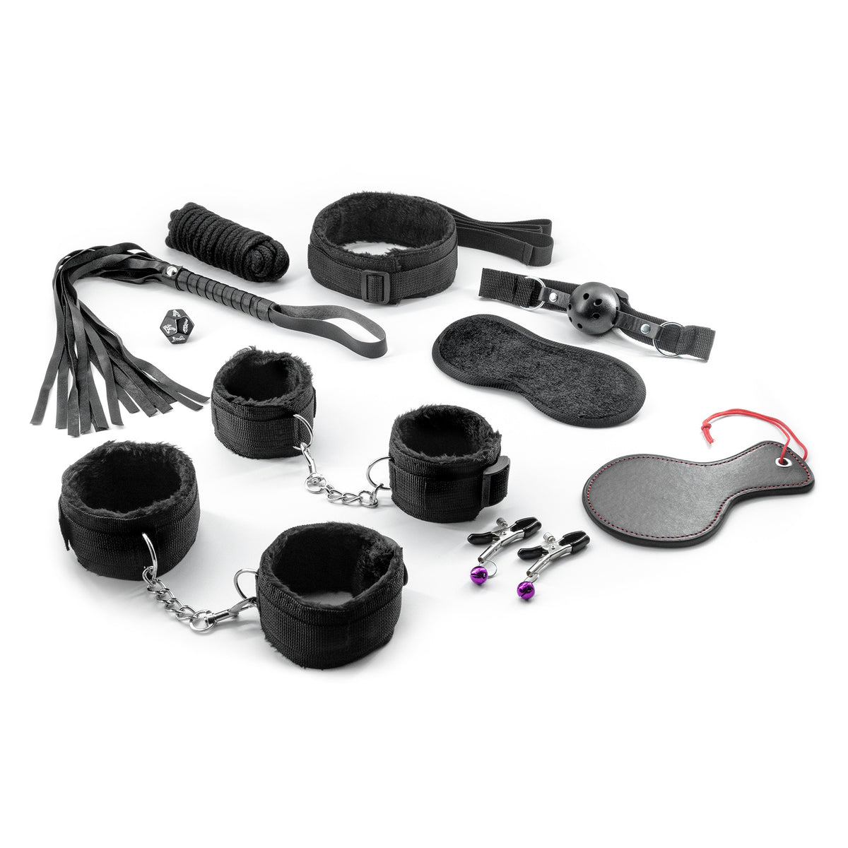 Kit Bondage Master & Cummander 11 Pezzi Crushious – Kit BDSM Foderato, foto 2