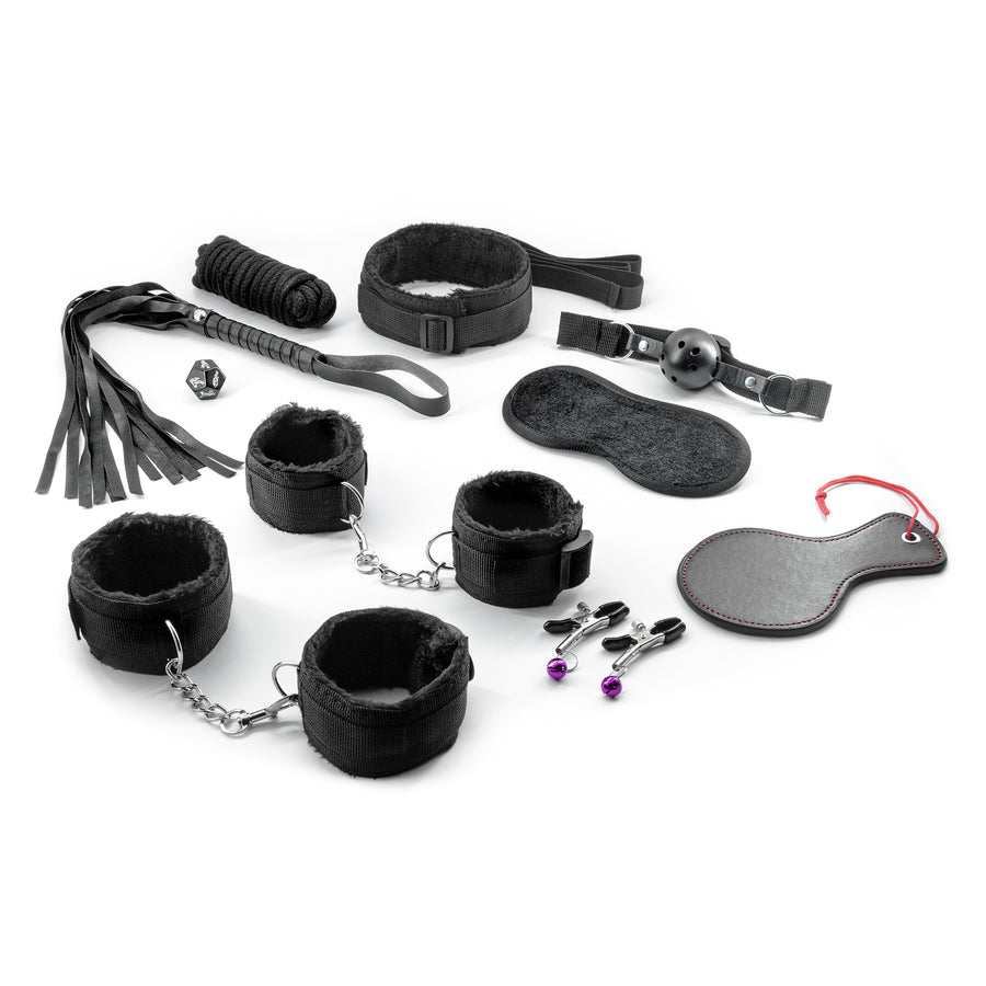 Kit Bondage Master & Cummander 11 Pezzi Crushious – Kit BDSM Foderato