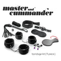 Kit Bondage Master & Cummander 11 Pezzi Crushious – Kit BDSM Foderato