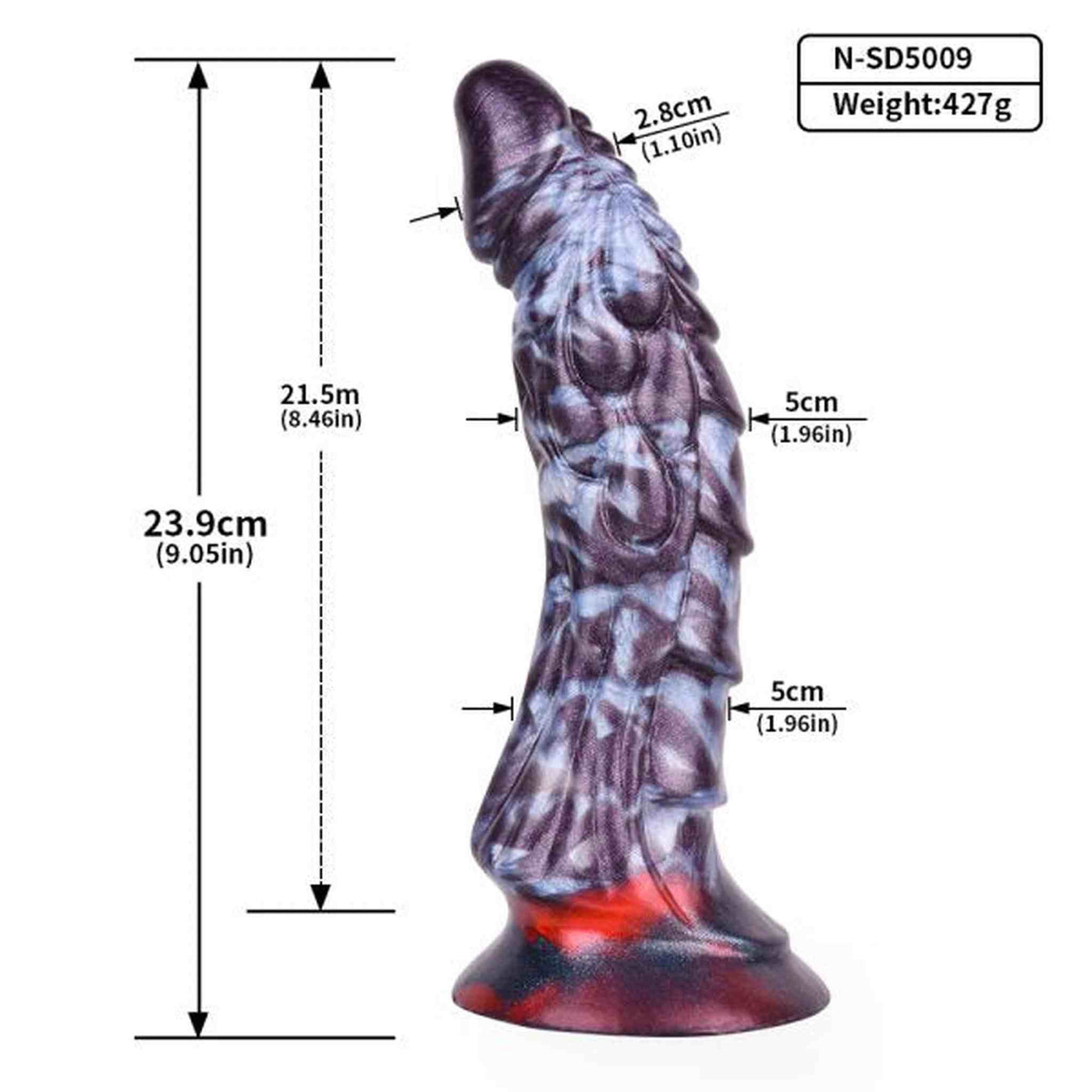 liquid silicone big animal knot dildos