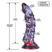 liquid silicone big animal knot dildos