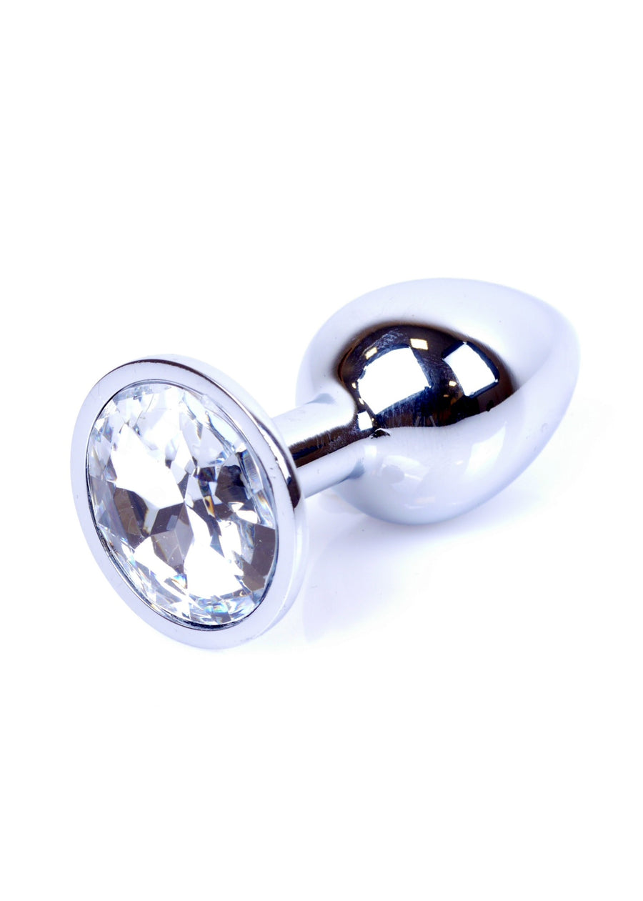 Diamante Anale in Acciaio con Gemma Clear