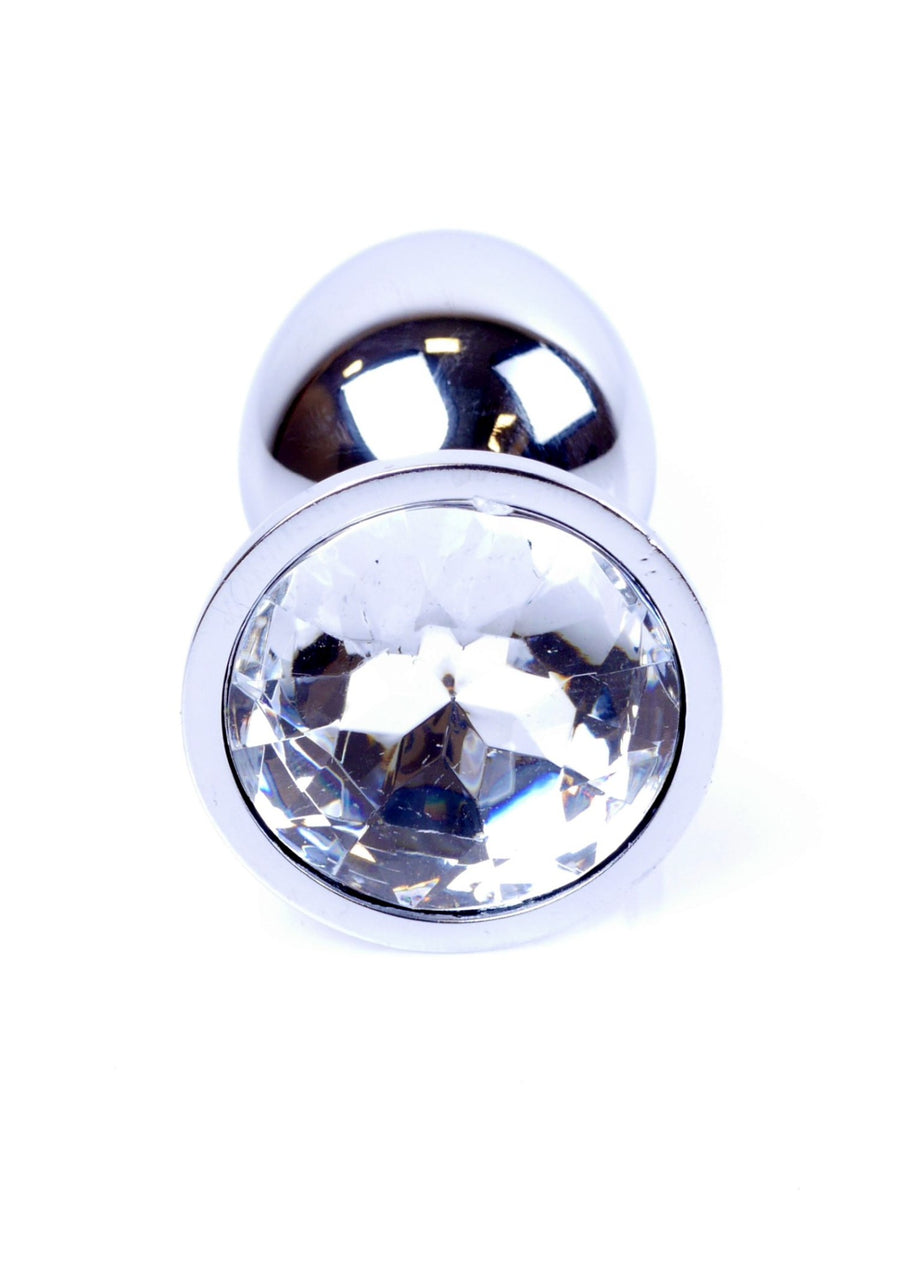 Diamante Anale in Acciaio con Gemma Clear