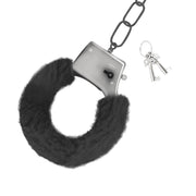 Love Cuffs Crushious – Manette in Peluche Nere o Rosse, foto 4