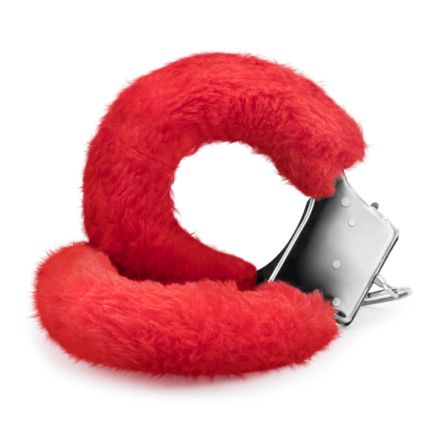 Love Cuffs Crushious – Manette in Peluche Nere o Rosse