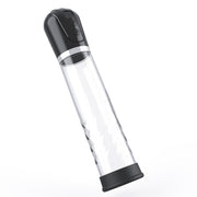 Pompa pene elettrica laterale destra con base piatta nera e display attivo