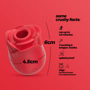 Rosita Crushious – Succhia Clitoride a Forma di Rosa con Lingua, foto 9
