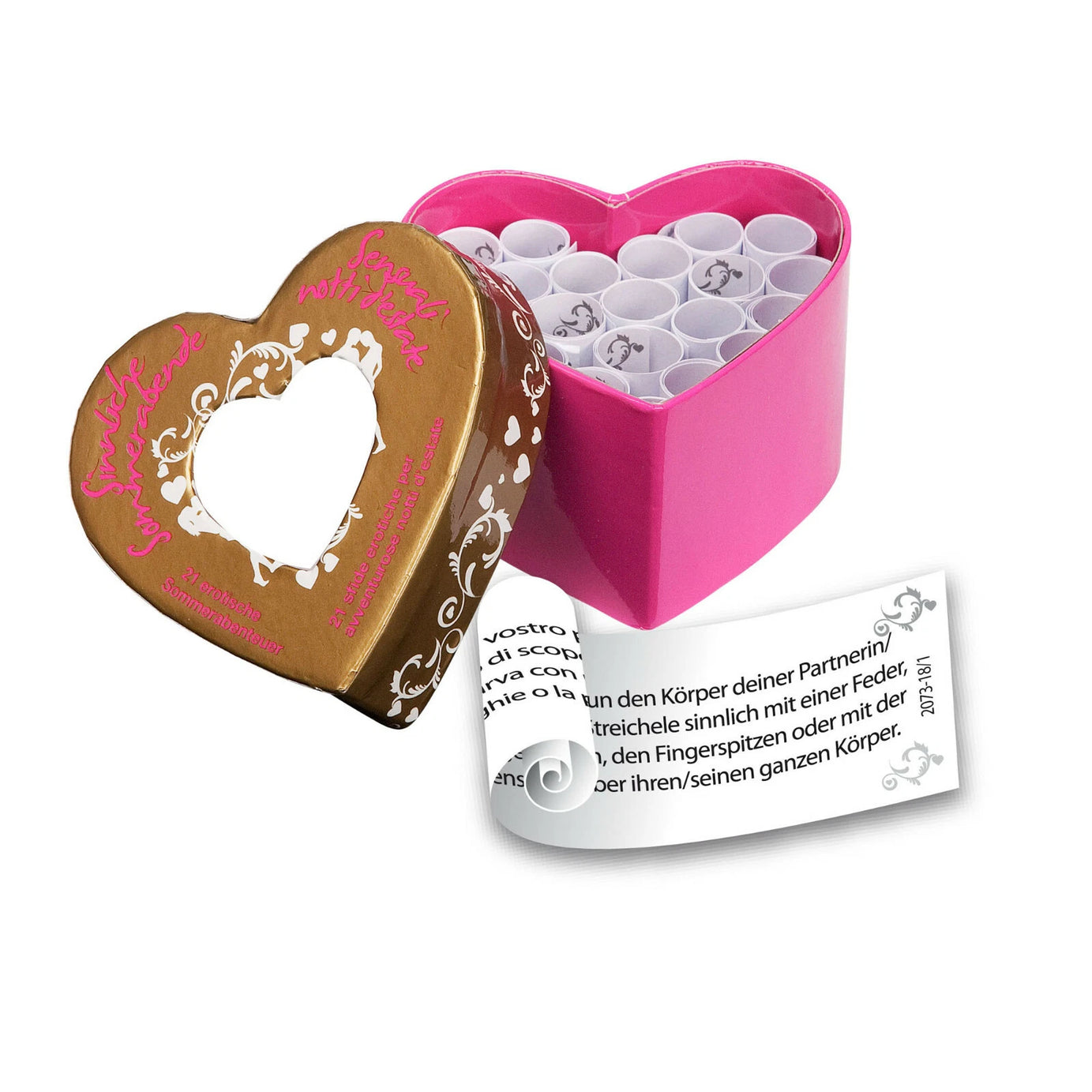 Gioco Mini Cuore Erotico - 21 sfide stuzzicanti