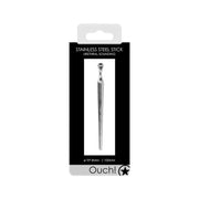 Bastoncino metallico per sounding uretrale 10 cm Ø 8 mm - Sonda Uretrale - Argento - Ouch! - immagine 3