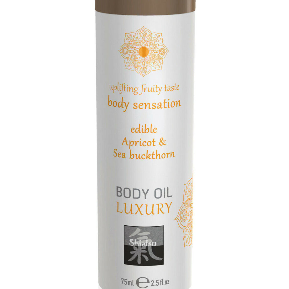 Luxury body oil edible - Apricot & Sea Buckthorn 75ml