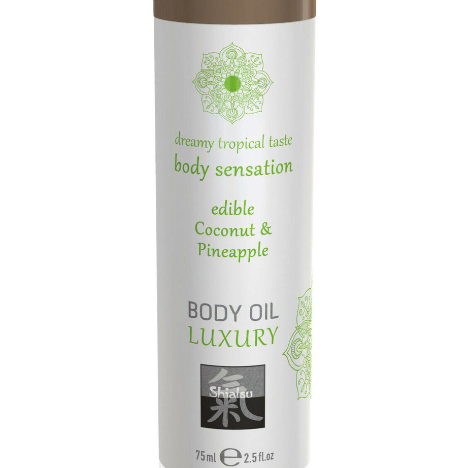 Luxury body oil edible - Coconut & Pineapple 75ml