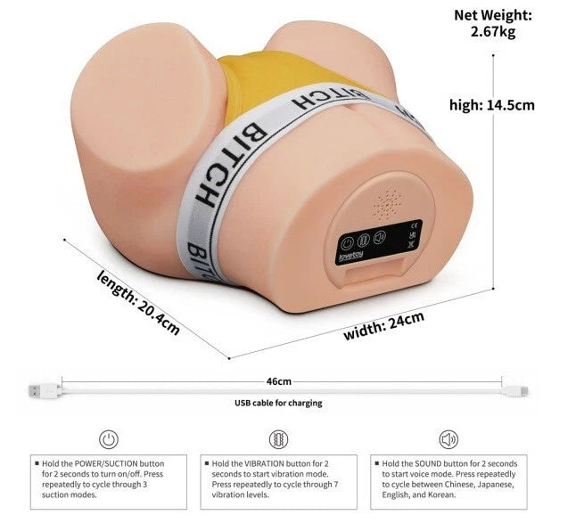 Streetgirl's Sensation Pulse II Masturbatore Ano e Vagina Con Vibrazione e Suzione