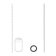 Wide O Anello Fallico in Silicone 42 mm