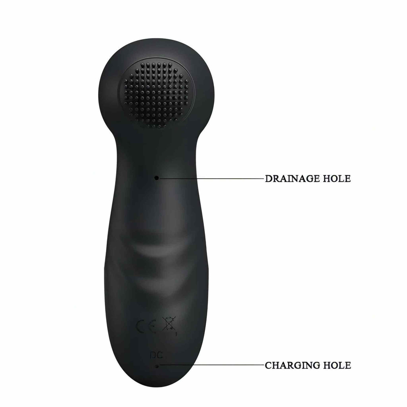 18K Vibratore e Succhiaclitoride in silicone con potente motore
