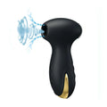 18K Silicone Vibrator and Clit Sucker with Powerful Motor
