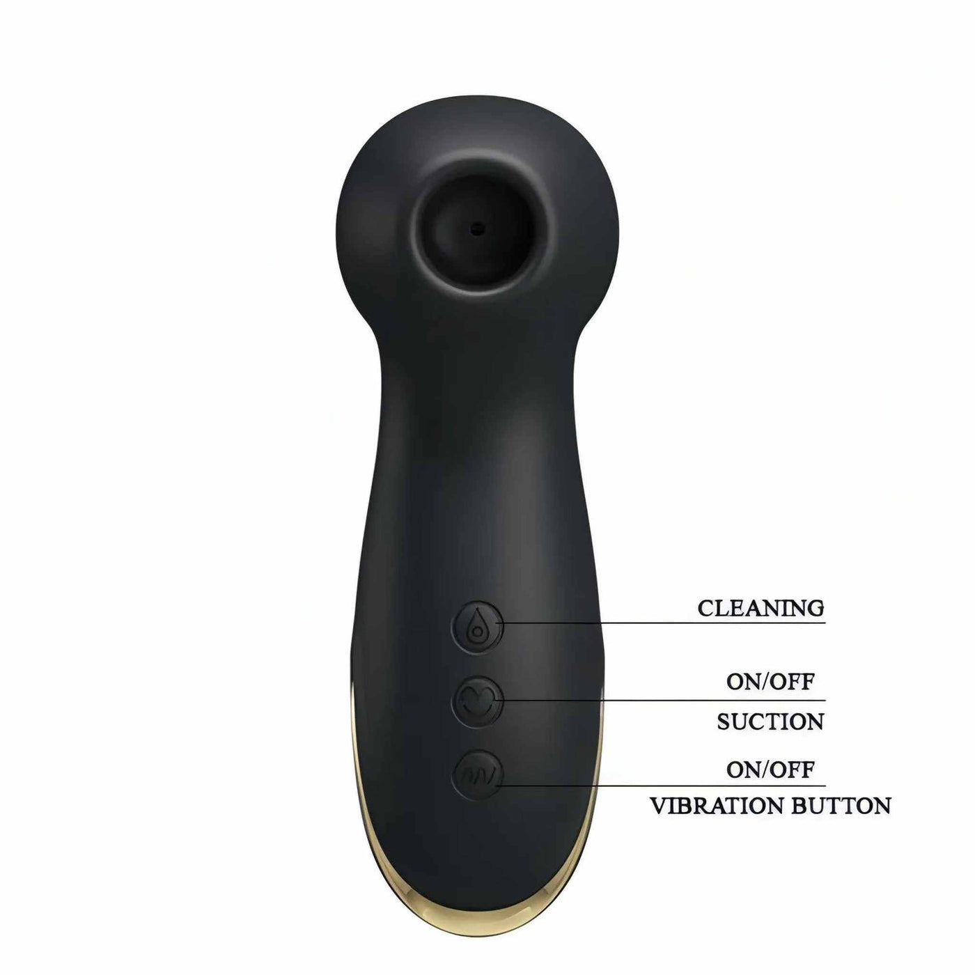 18K Vibratore e Succhiaclitoride in silicone con potente motore