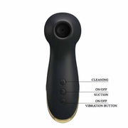 18K Vibratore e Succhiaclitoride in silicone con potente motore
